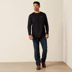 Rebar Cotton Strong Bare Knuckle T-Shirt Men - BLACK