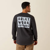 Rebar Workman Brickyard T-Shirt Men - CHARCOAL HEATHER