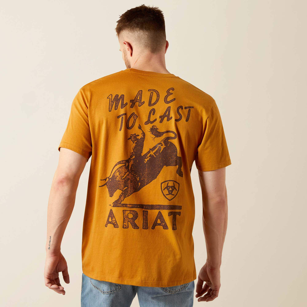 Ariat Big Bull Rider T-Shirt Men - BONE BROWN