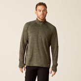 Rebar Gridwork Baselayer 1/4 Zip T-Shirt Men - BEETLE