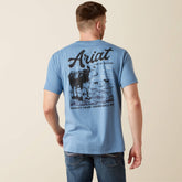 Ariat Cattle Co. T-Shirt Men - CORONET BLUE