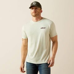 Ariat Straight Shooter T-Shirt Men - OATMEAL HEATHER