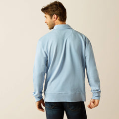 Wilton Sweatshirt Men - PACIFIC BLUE HEATHER
