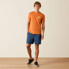 Ariat Outline Shop T-Shirt Men - PAPAYA