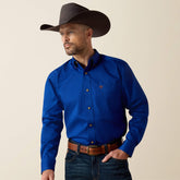 Solid Twill Classic Fit Shirt Men - ULTRAMARINE