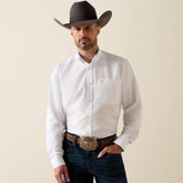 Wrinkle Free Solid Classic Fit Shirt Men - WHITE