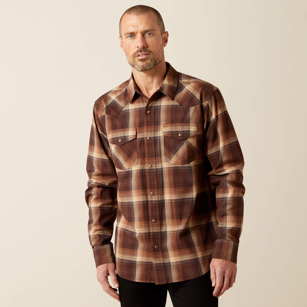 Hodges Retro Fit Shirt Men - BROWN