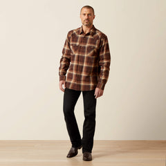 Hodges Retro Fit Shirt Men - BROWN