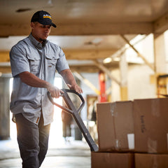 Rebar Made Tough VentTEK DuraStretch Work Shirt Men - CHARCOAL HEATHER