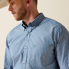 Pro Series Judah Fitted Shirt Men - POSEIDON STRIPE