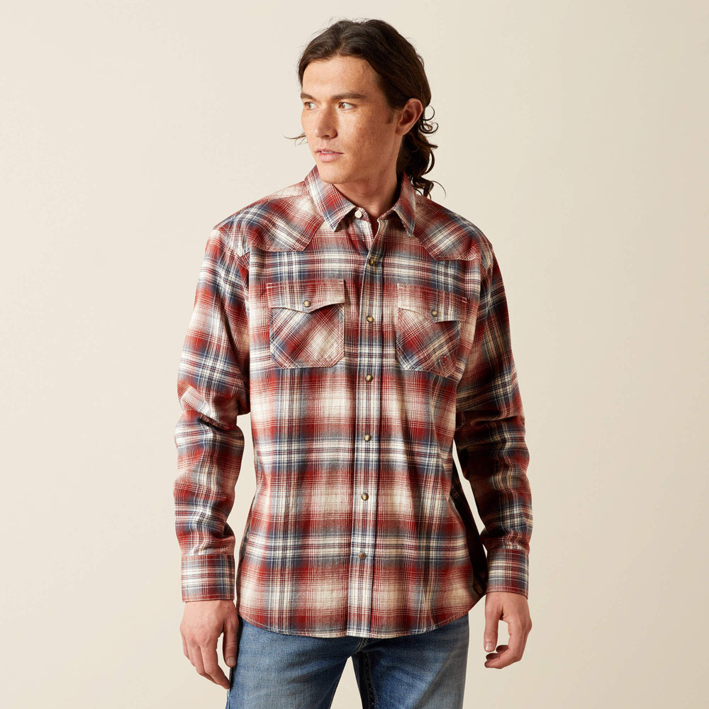 Harper Retro Fit Shirt Men - RUST