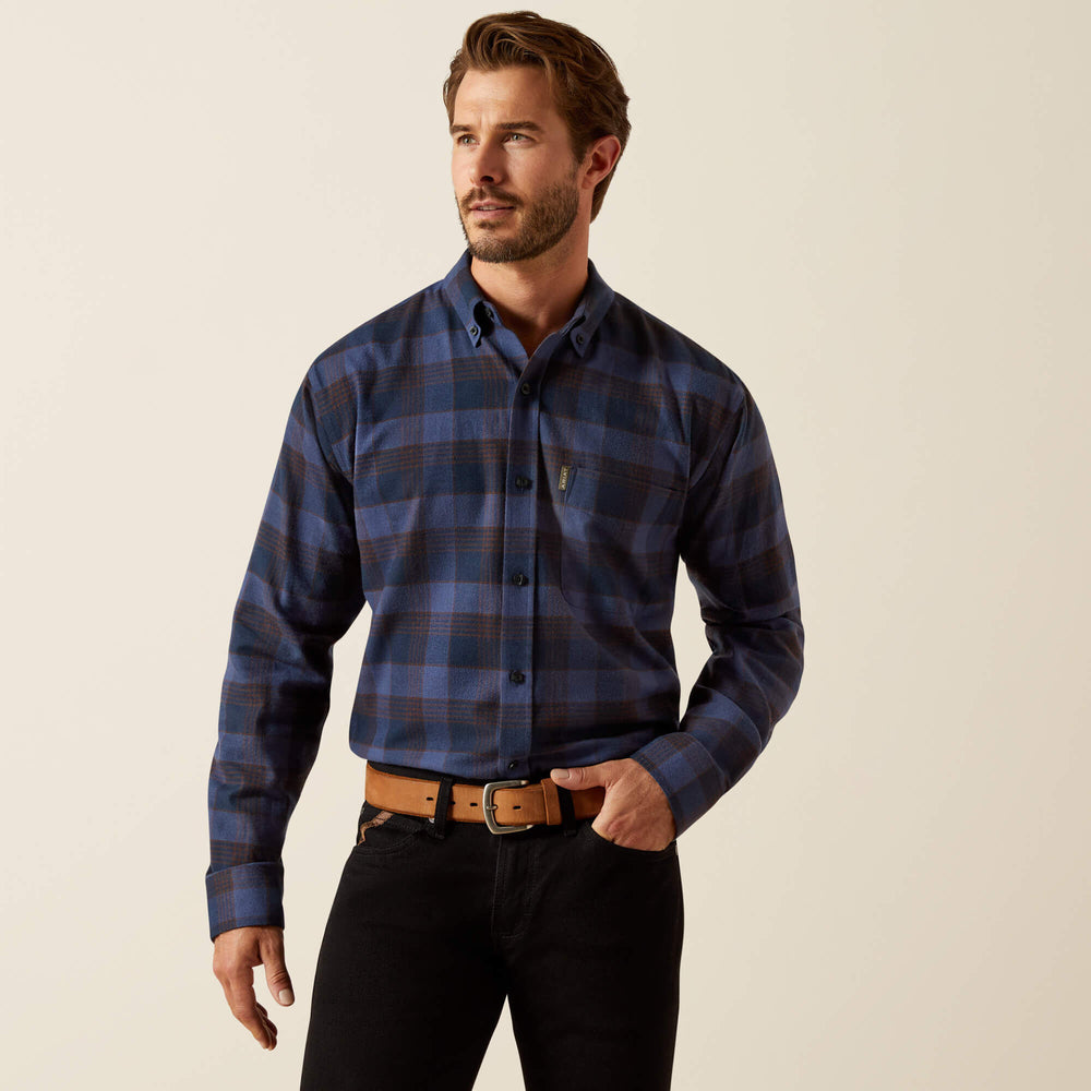 Simmental Shirt Men - NAVY PLAID