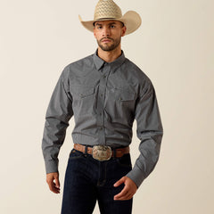 Pro Series Tobin Classic Fit Snap Shirt Men - BLACK PLAID