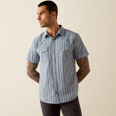 Hyder Retro Fit Shirt Men - BLUE
