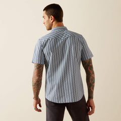 Hyder Retro Fit Shirt Men - BLUE
