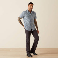 Hyder Retro Fit Shirt Men - BLUE