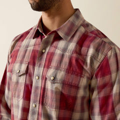 Retro Hawthorne Fitted Snap Shirt Men -