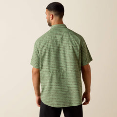 Printed VentTEK Outbound Classic Fit Shirt Men - GREEN