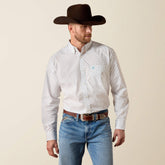Jayson Classic Fit Shirt Men - WHITE SOUTHWESTERN GEO PRINT