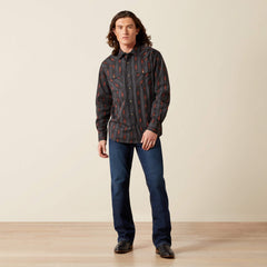 Harrel Retro Fit Shirt Men - BLACK