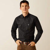 Seymour Fitted Shirt Men - DARK GREY