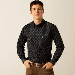 Seymour Fitted Shirt Men - DARK GREY