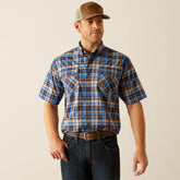 Rebar Made Tough DuraStretch Work Shirt Men - STRONG BLUE