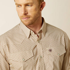 Wrinkle Free Eddie Fitted Shirt Men - OFF WHITE
