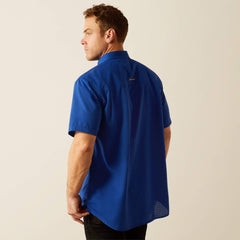 Rebar Made Tough 360 Airflow Work Shirt Men - SODALITE BLUE