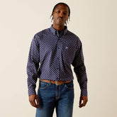 Stone Classic Fit Shirt Men - DARK BLUE