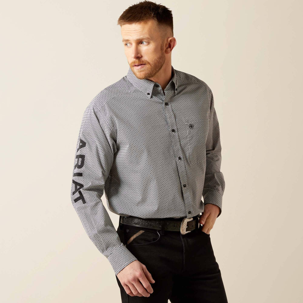 Team Pablo Classic Fit Shirt Men - WHITE/BLACK