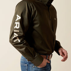 Team Logo Twill Classic Fit Shirt Men - OLIVE/KHAKI