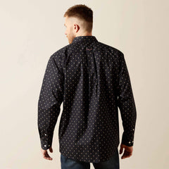 Wrinkle Free Asher Classic Fit Shirt Men - BLACK