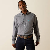 Wrinkle Free Caleb Classic Fit Shirt Men - DARK GREY