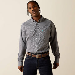 Wrinkle Free Caleb Classic Fit Shirt Men - DARK GREY