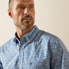 Team Parks Fitted Shirt Men - BLUE/NAVY
