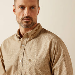 Team Penn Fitted Shirt Men - KHAKI/LIGHT BROWN