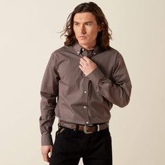 Wrinkle Free Arthur Classic Fit Shirt Men - BROWN