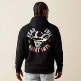 Ariat Stitched Skull Hoodie Men - BLACK