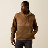 Caldwell Reinforced Snap Sweater Men - KHAKI