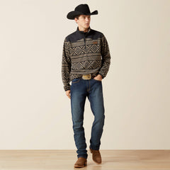 Basis Fleece Sweater Men - BLACK SOUTHWEST