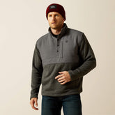 Caldwell Reinforced Snap Sweater Men - GREY