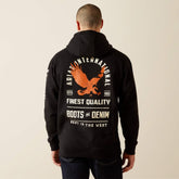 Ariat Eagle Large Hoodie Men - BLACK