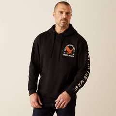 Ariat Eagle Large Hoodie Men - BLACK