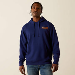Ariat Woodshop Stack Hoodie Men - NAVY