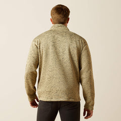 Caldwell 1/4 Button Sweater Men - BEIGE