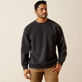 Rebar Lightweight Sweatshirt Men - CHARCOAL HEATHER
