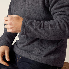 Caldwell Logo 1/4 Zip Sweater Men - GREY