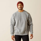Rebar Lightweight Sweatshirt Men - HEATHER GREY