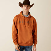 Ariat Stitch Shield Logo Hoodie Men - ADOBE